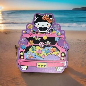 Sanrio Hello Kitty Halloween Wall Art Candy Purple Candy Silver Buffalo Rare Toy